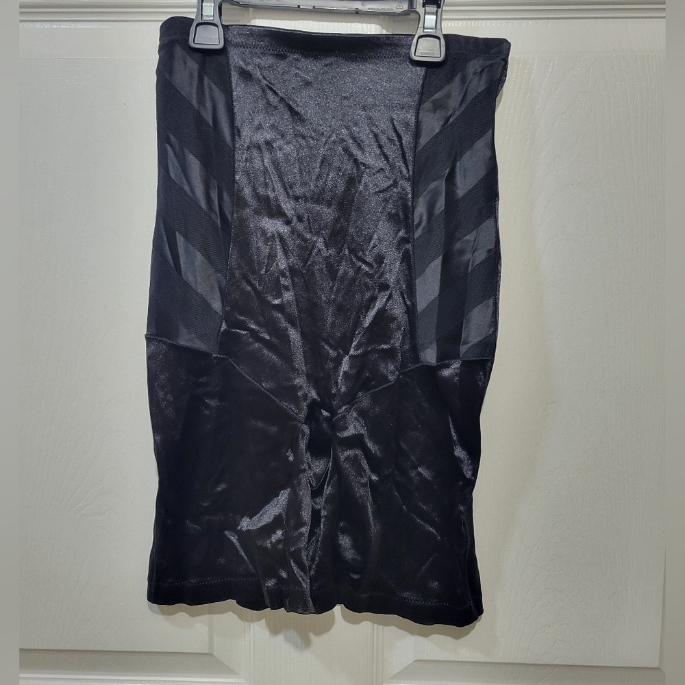 Ashro Black Thigh & Waist Tummy Shaper Sz Small-Wedding Party Shapewear Formal